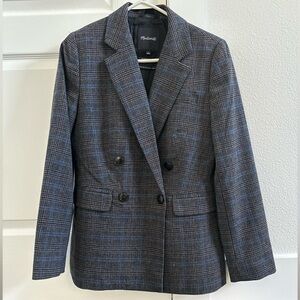 Madewell “The Rosedale” Blazer in Plaid